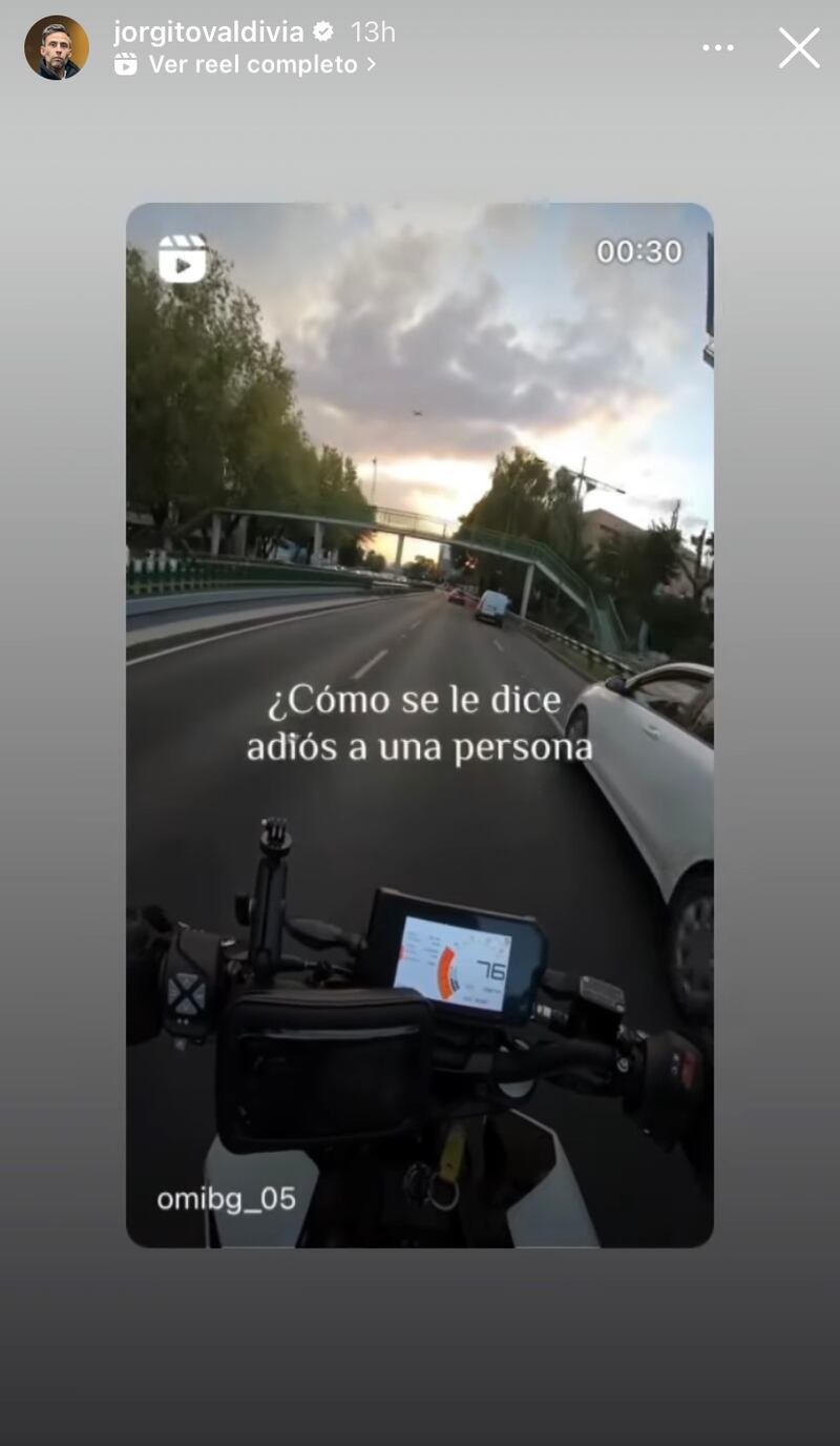 Historia de Jorge Valdivia | Instagram