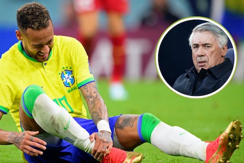 De nuevo Neymar: estará fuera hasta tres semanas por lesión y podría perderse el debut en el Mundial