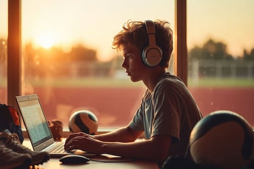 Del colegio tradicional al online: la educación flexible impulsa a los jóvenes deportistas en Chile