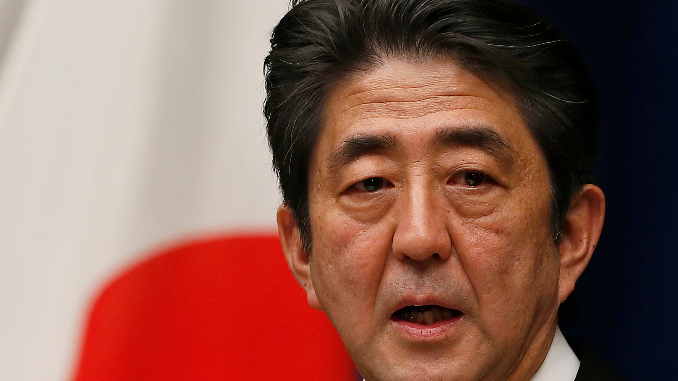 Exprimer ministro japonés Shinzo Abe