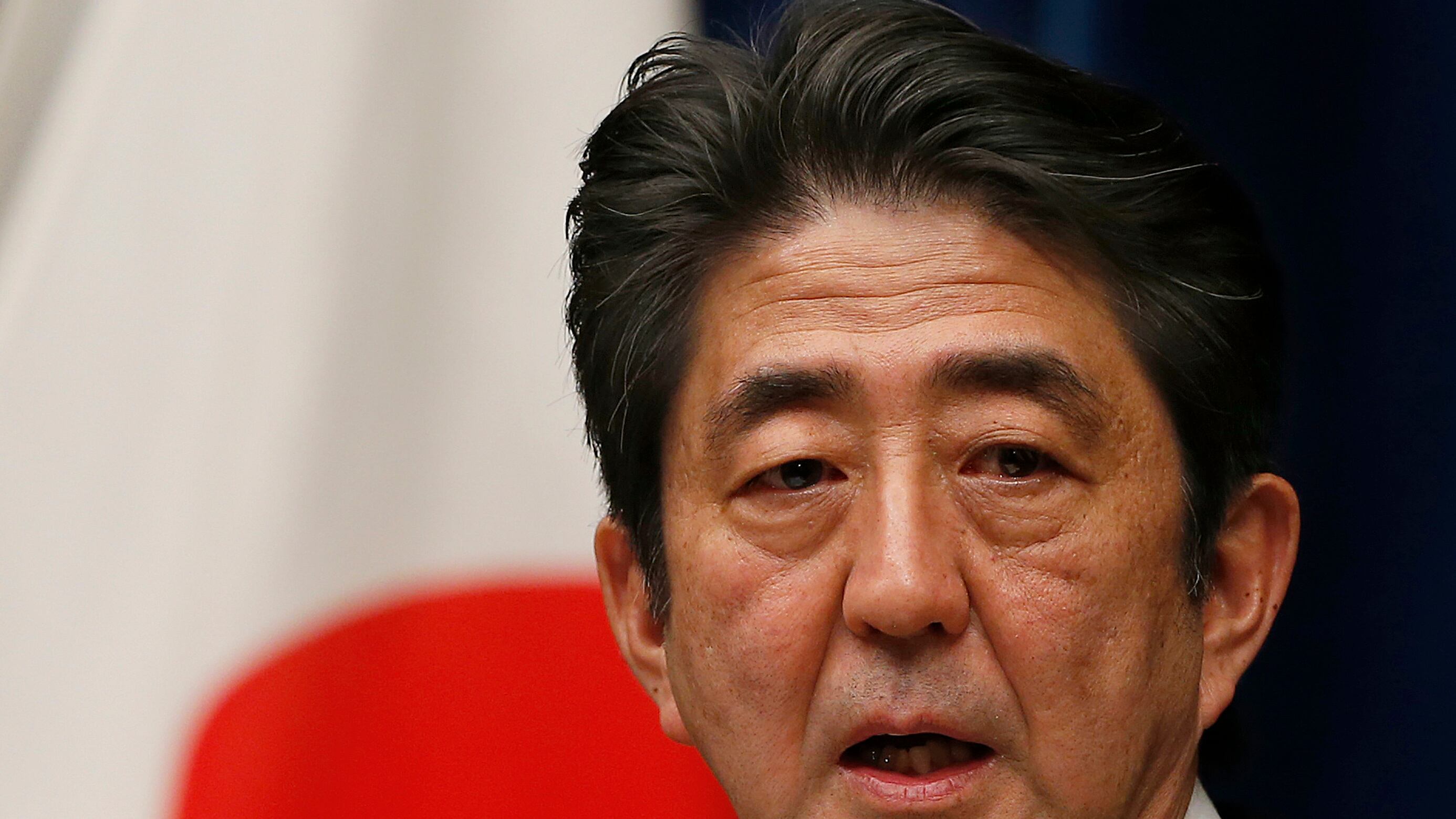 Exprimer ministro japonés Shinzo Abe