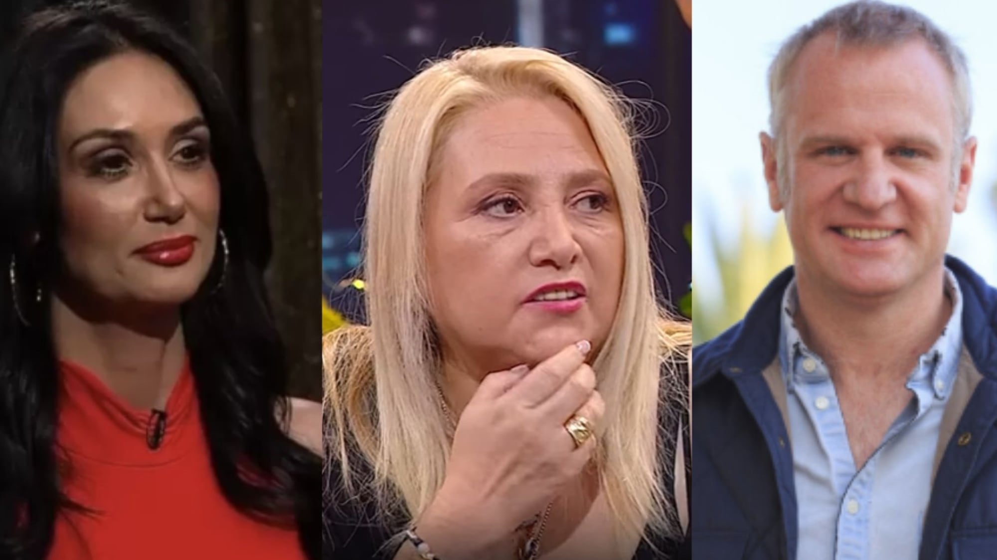 Latife Soto, Pamela Díaz y Felipe Kast