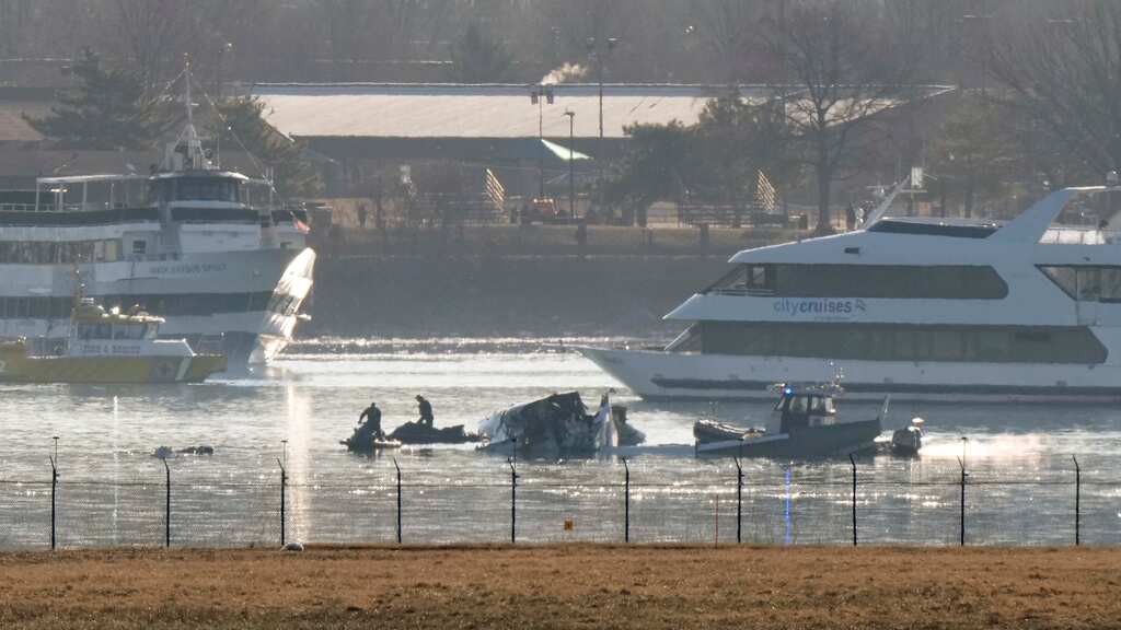 Accidente aéreo en Washington