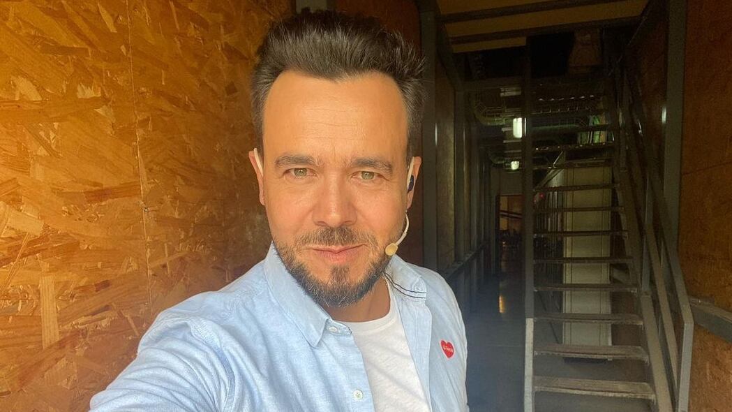 El actor debutó anoche en su nuevo canal con el programa "Tiempos violentos".