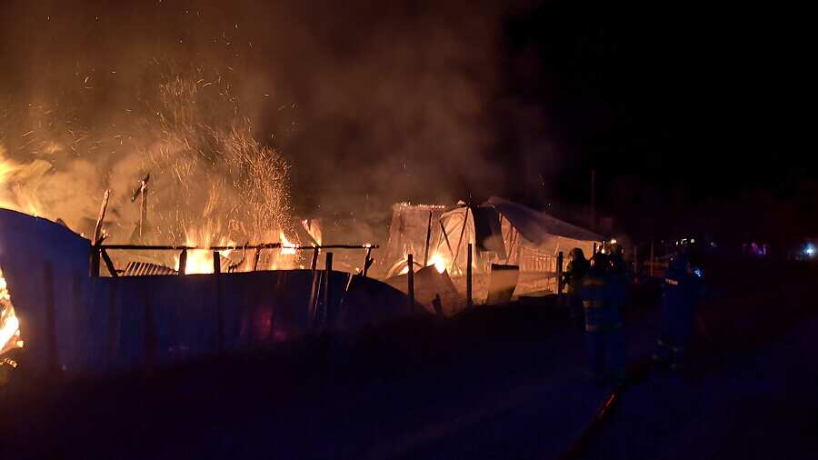 Un herido con perdigones tras ataque incendiario en la provincia de Arauco