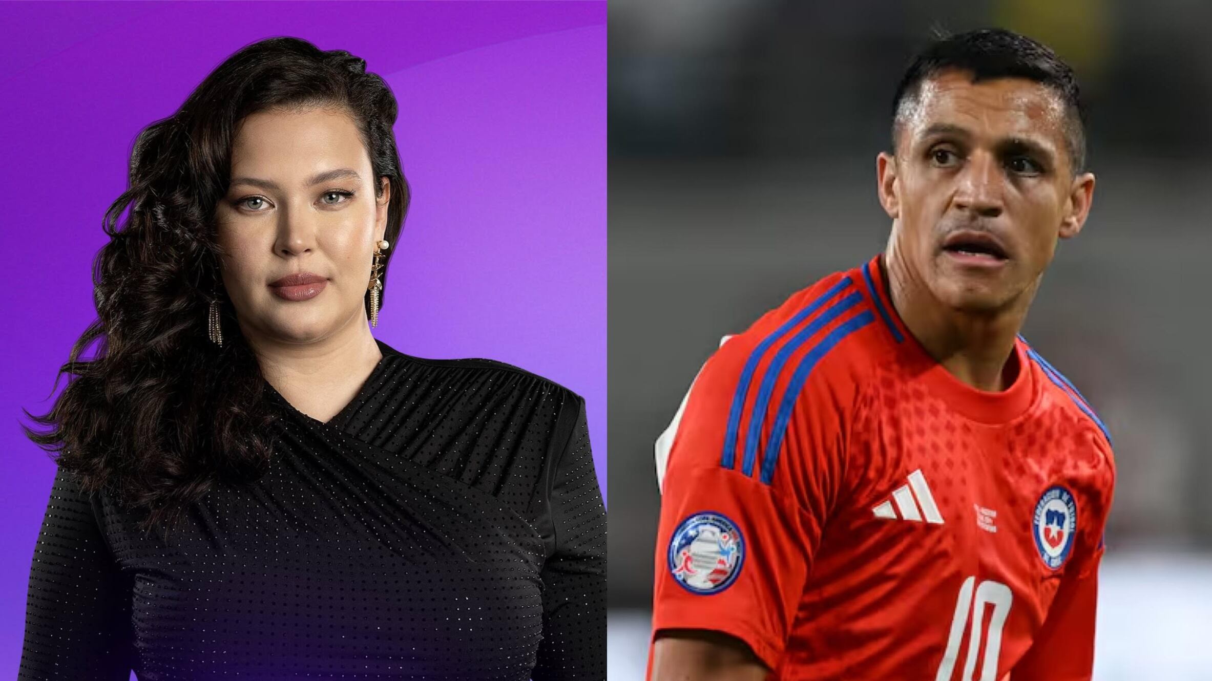 Michelle Carvalho y Alexis Sánchez