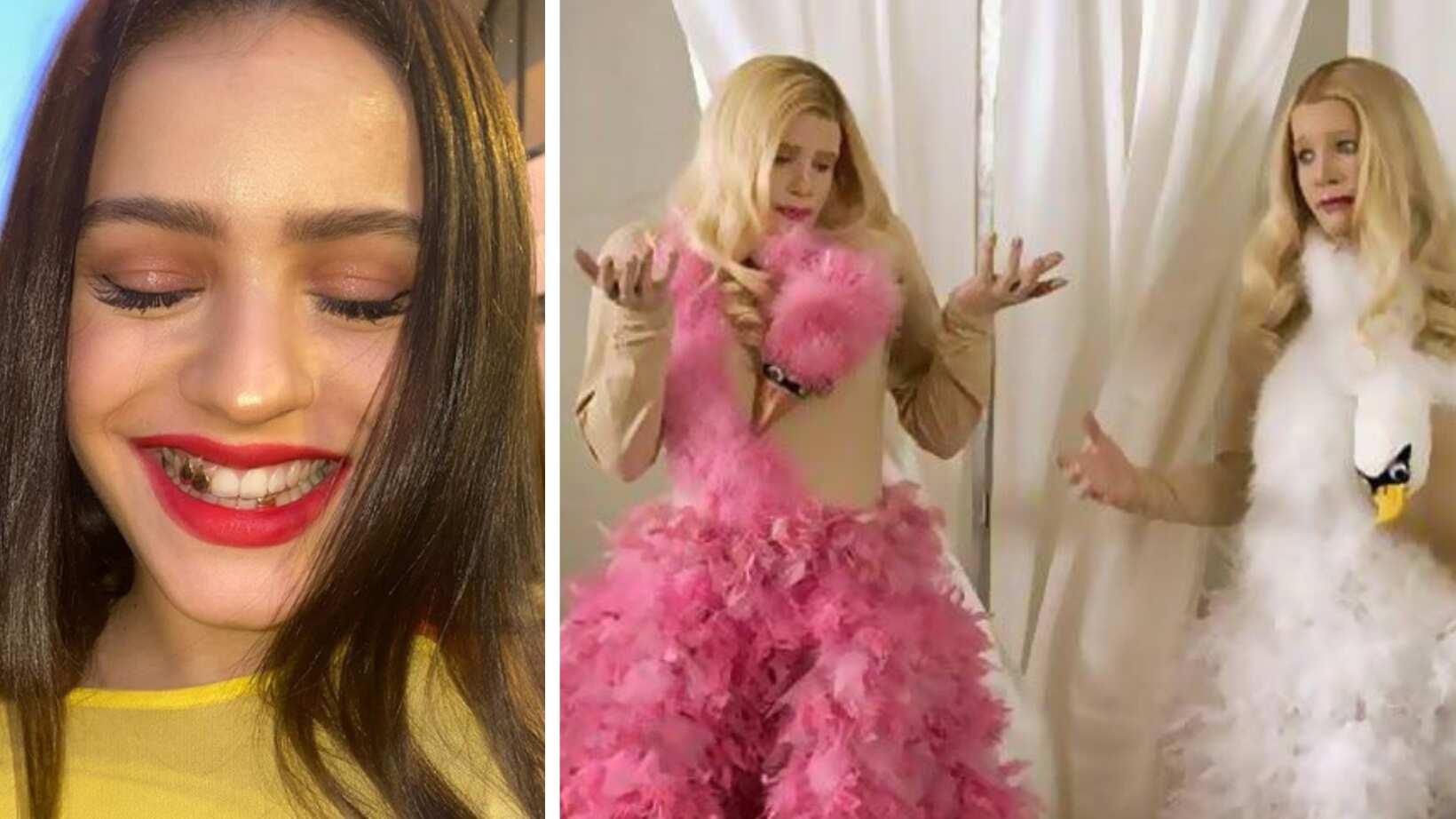 Rosalía recordó con su disfraz a "¿Y dónde están las rubias?"