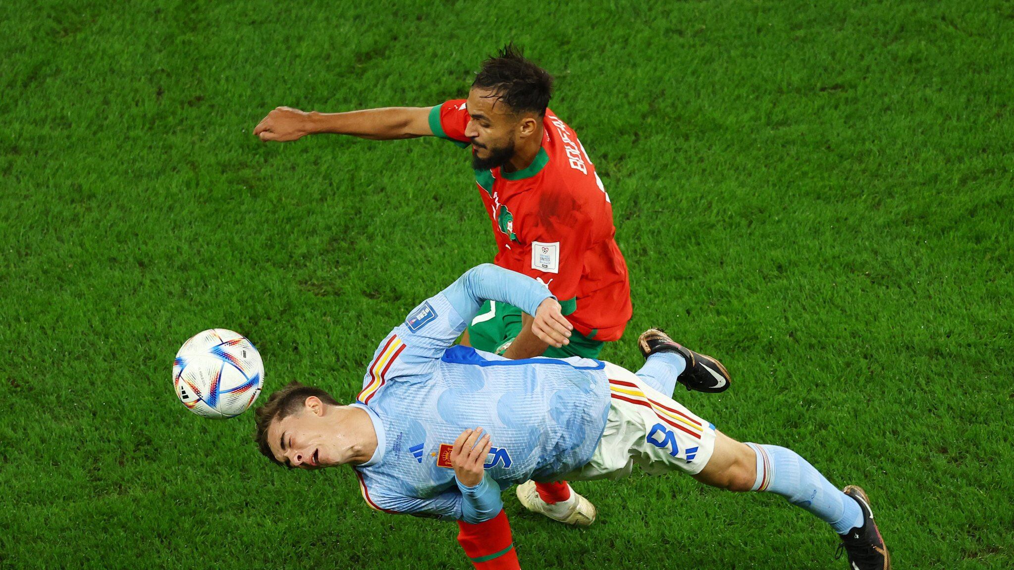 Marruecos sacó a España del Mundial.