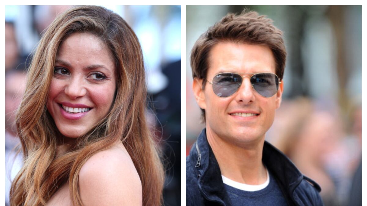 Shakira y Tom Cruise asistieron al GP de Miami