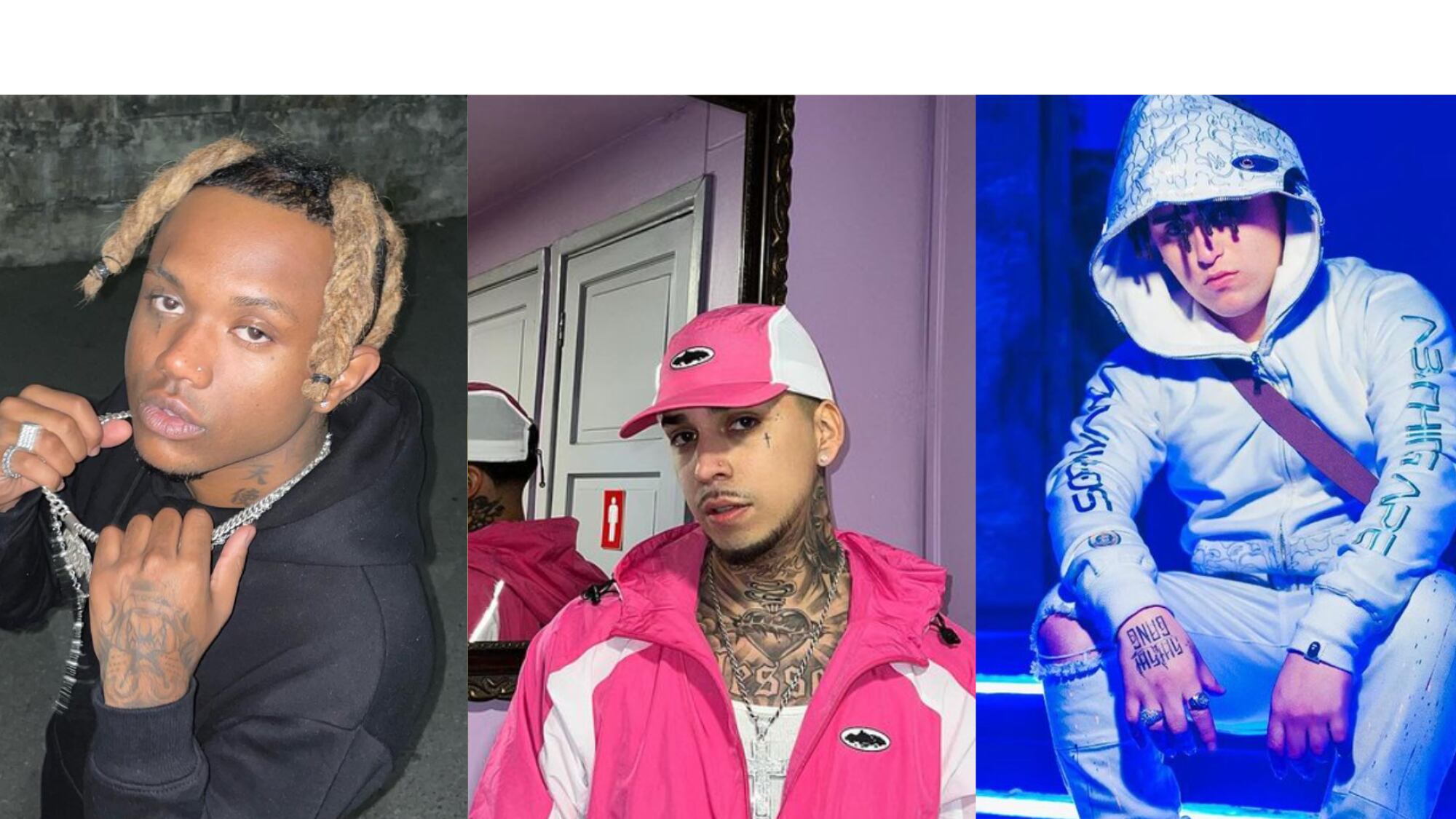 Polimá Westcoast, Young Cister, Pablo Chill-e - Fuente: Instagram