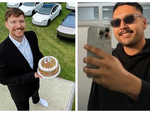 “Un gran regalo, estoy de cumpleaños”: chileno que ganó Tesla de Mr Beast no sabe si quedarse con el auto o pedir el dinero