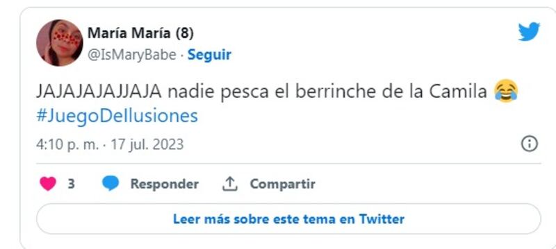 Captura de Twitter