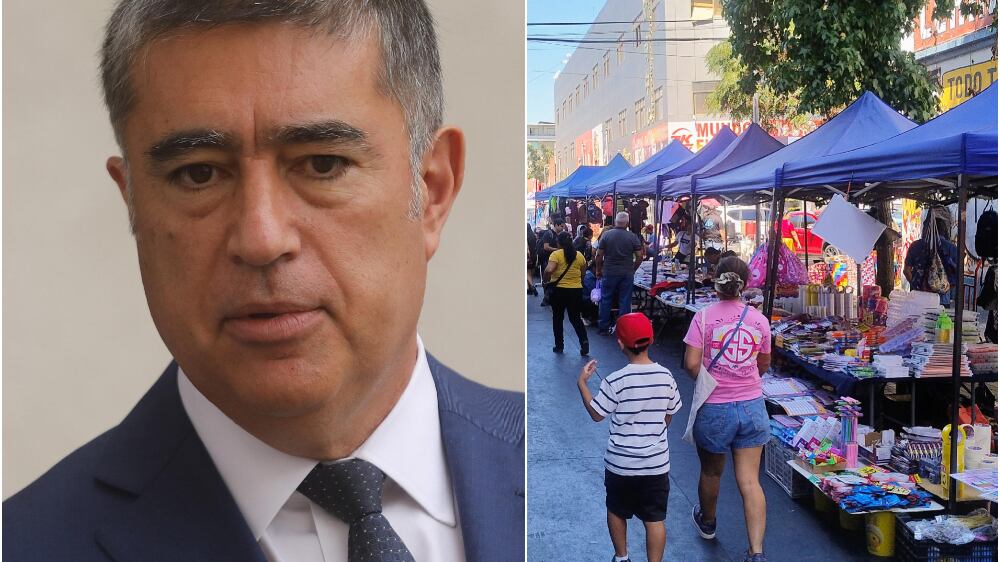 Mario Desbordes se refirió al comercio ambulante en Meiggs y otros lugares de Santiago