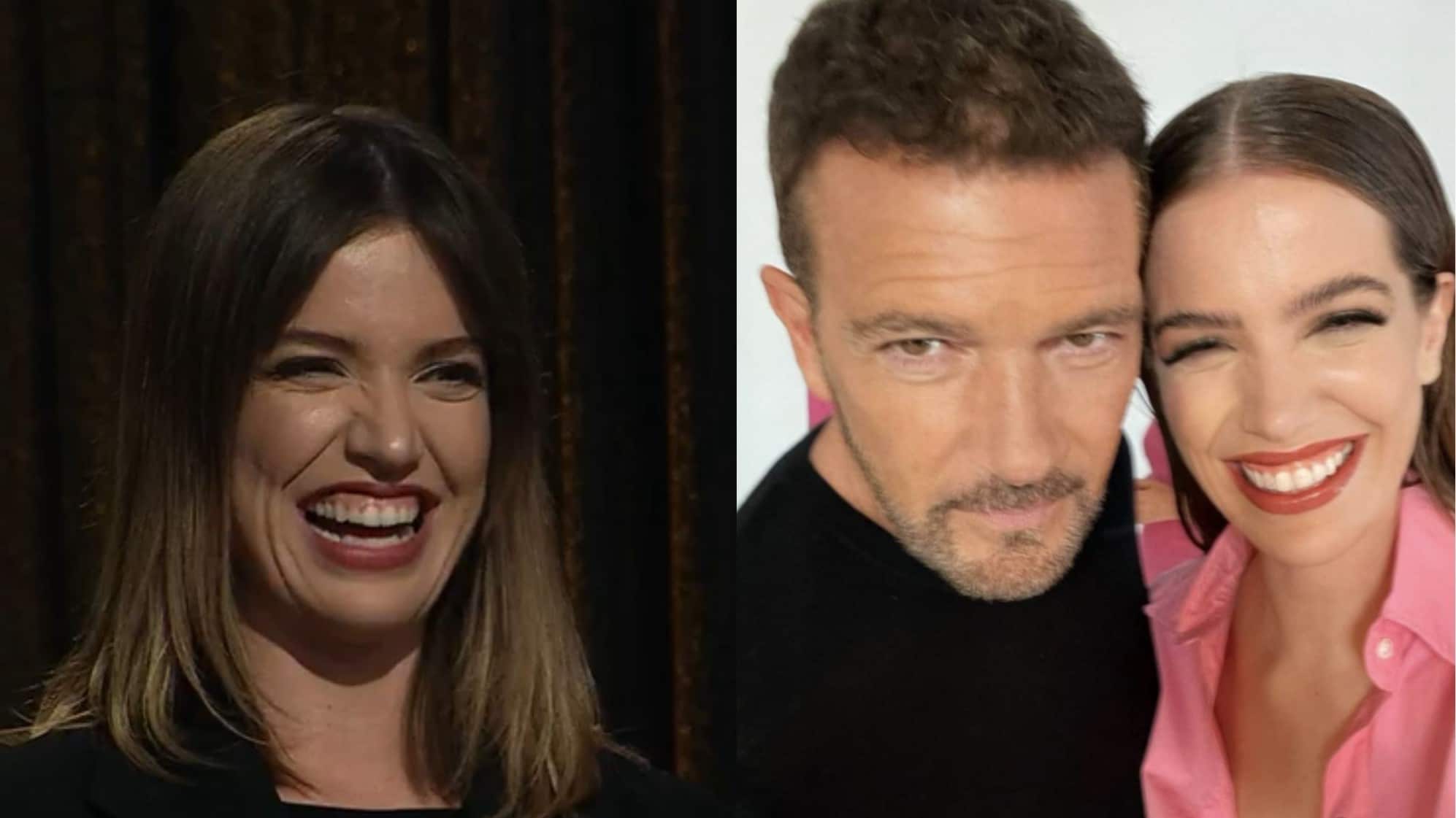 Millaray Viera y Antonio Banderas