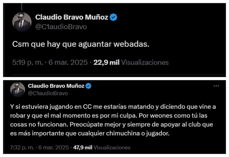 El retirado arquero chileno evidenció su molestia con la noticia de su eventual y frustrada llegada a la UC antes de decidir retirarse de la actividad.