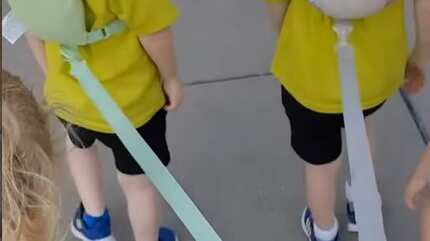 El padre generó debate en redes sociales