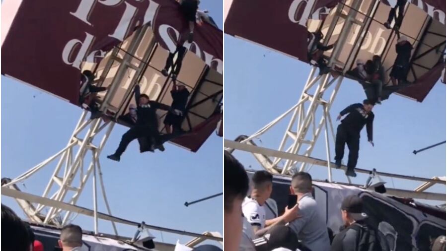 La caída del hincha