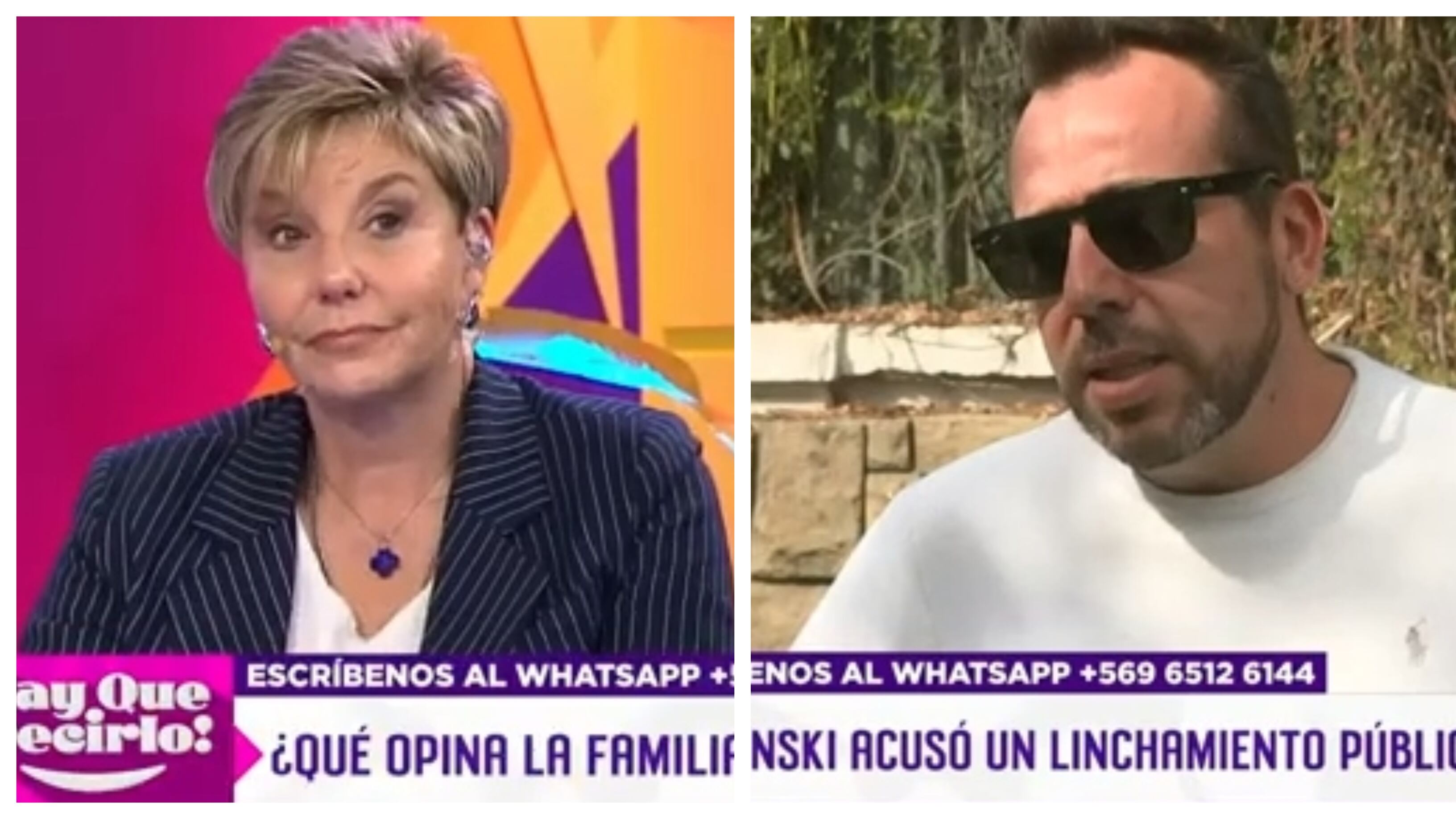 La panelista del programa "Hay que decirlo" reveló que el animador no ha podido ver a su hijo luego de recibir amenazas por su vínculo con el empresario del barrio Meiggs asesinado.
