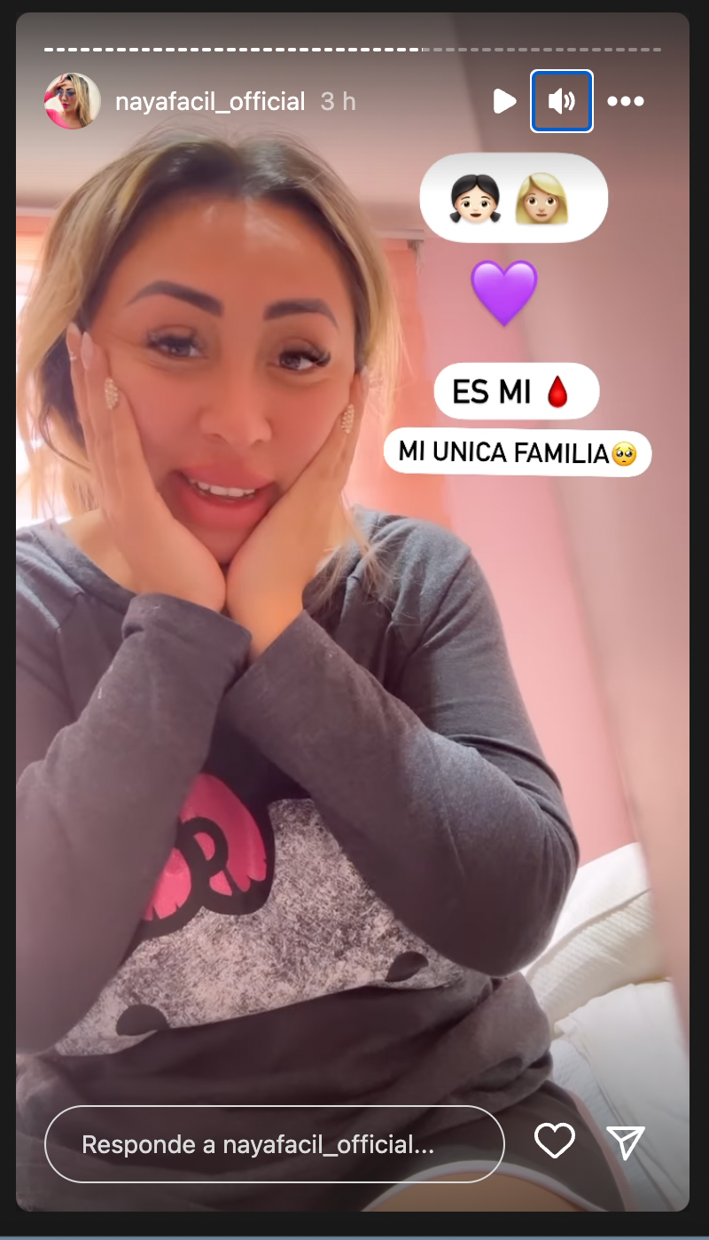 Naya Fácil Historias | Captura: Instagram