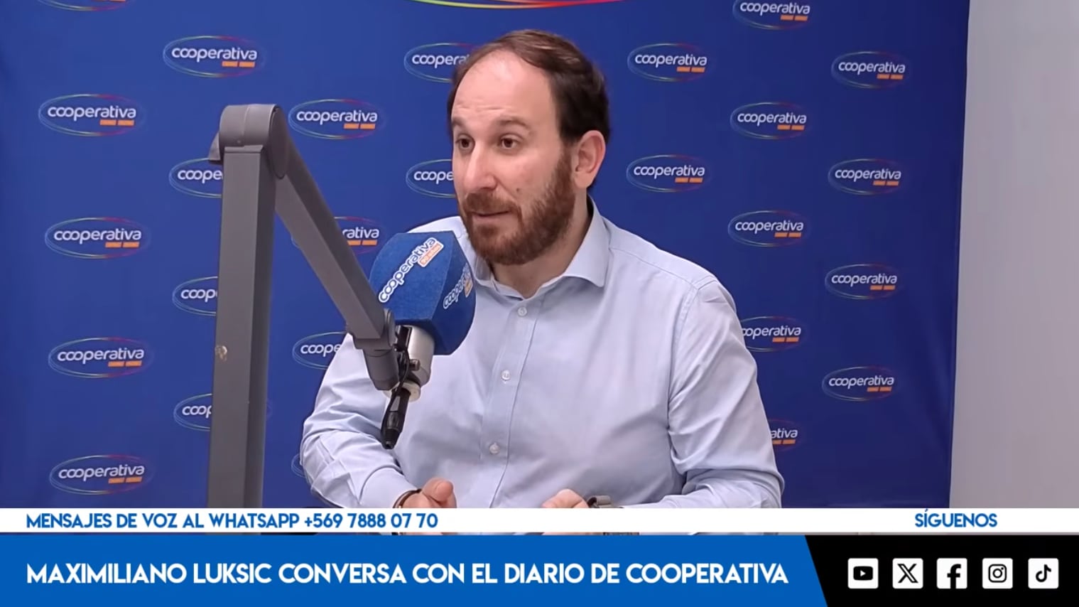 El alcalde de Huechuraba, Max Luksic, criticó los recortes que afectarán la salud primaria