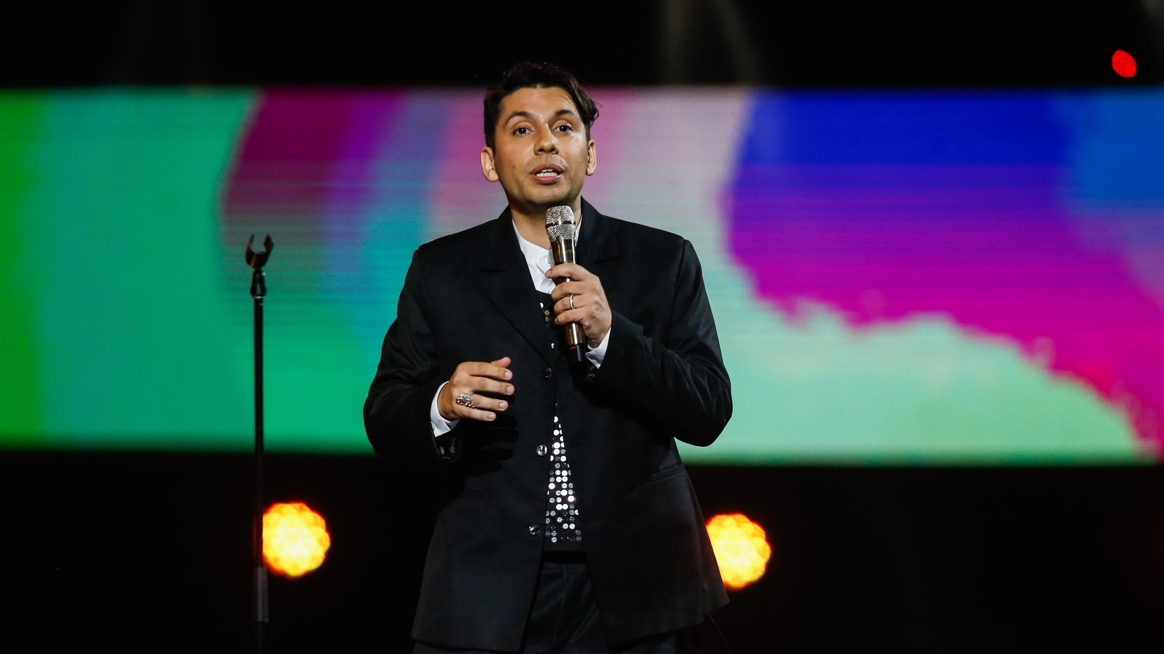 El humorista Fabrizio Copano.