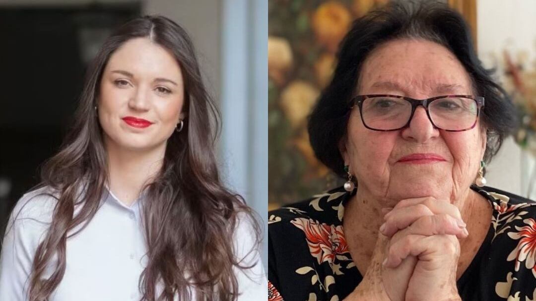 Irina Karamanos y María Luisa Cordero