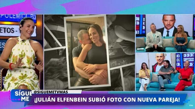 La animadora del programa farandulero le dio la bendición a la nueva relación amorosa de Elfenbein, sin embargo, aprovechó la oportunidad para bromear con el rostro de CHV.