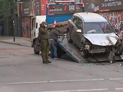 Fallece mujer que fue impactada por carabinero ebrio en Santiago Centro