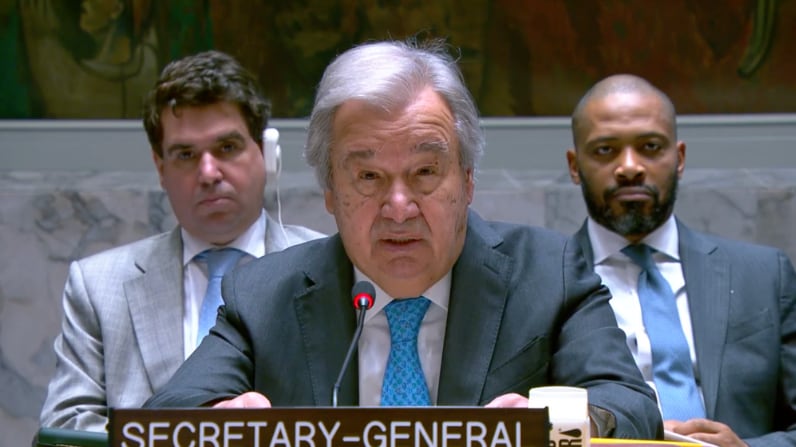 António Guterres | Captura: UN Web TV