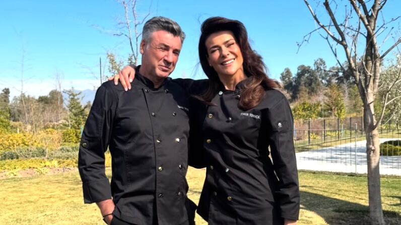 Tonka Tomicic y Yann Yvin| Fuente: Instagram @tonkatomicicpetric