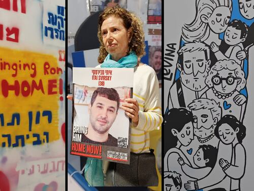 Israel usa el arte contra el terrorismo de Hamás en la “Plaza de los Rehenes”