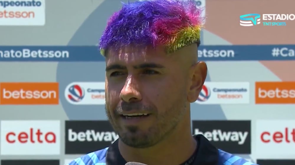 Diego Sánchez nuevo peinado | Captura: TNT Sports