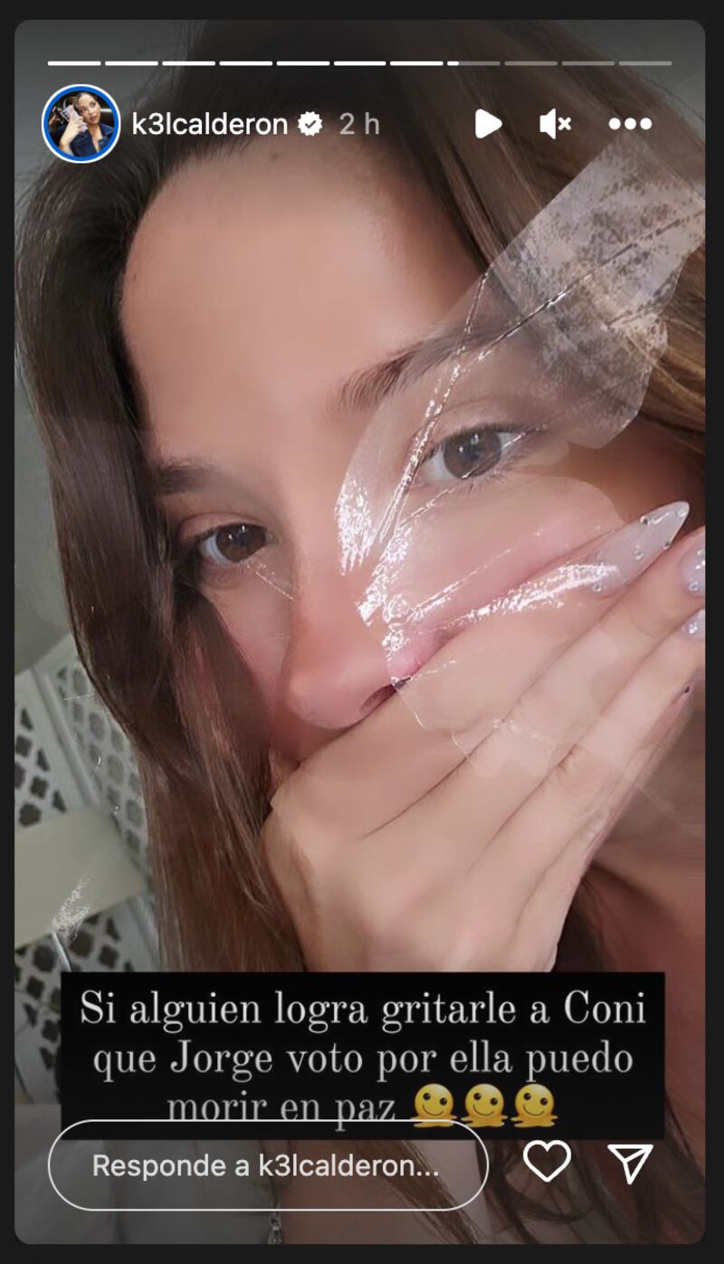 Historia de Kel Calderón | Fuente: Instagram