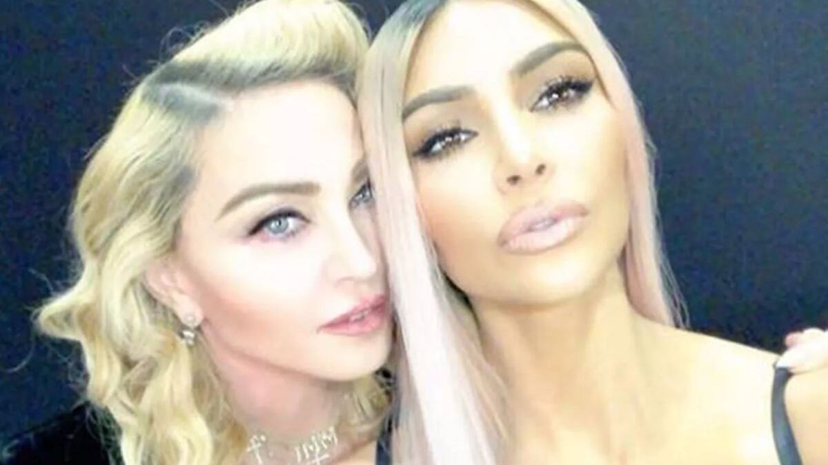 Madonna y Kim Kardashian.