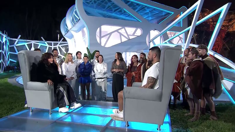 Karen Paola y Juan Pedro Verdier en Mundos Opuestos | Gentileza: Canal 13