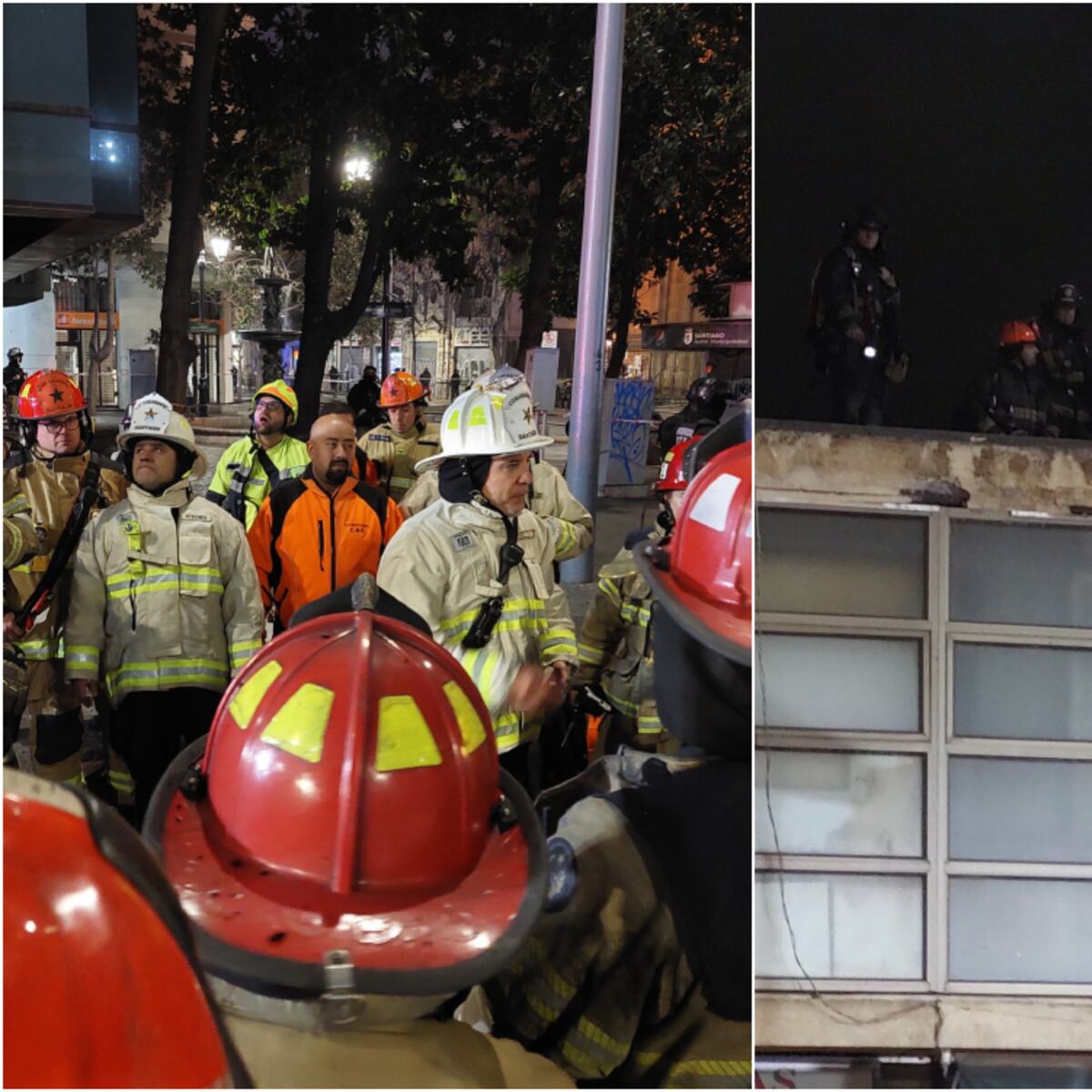 Incendio en edificio del centro de Santiago: Bomberos trabajan bajo temperaturas extremas Incendio en edificio del centro de Santiago: Bomberos trabajan bajo temperaturas extremas