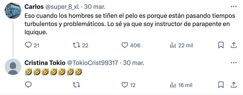 Comentarios sobre beso de Kaminski y Andrade | Captura: X (Twitter)