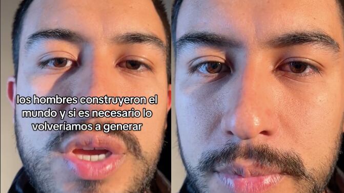 Tiktoker colombiano machista se hace viral por absurdos comentarios