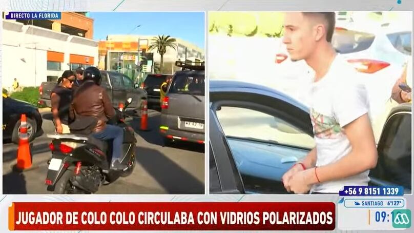 El tercer arquero del Cacique recibió un parte policial esta mañana en pleno despacho del matinal "Mucho Gusto".