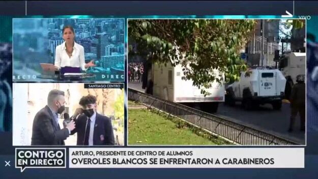 Karina Álvarez y Arturo, Instituto Nacional | Fuente: Twitter