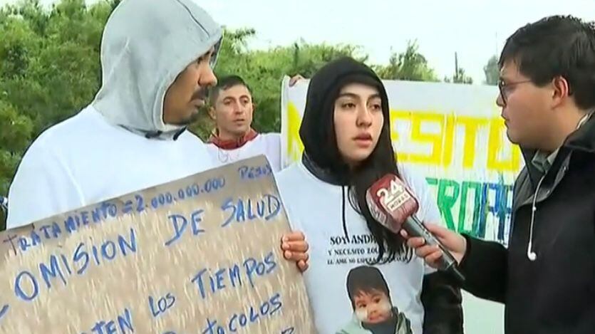 padres inician caminata para obtener millonario medicamento para su hijo