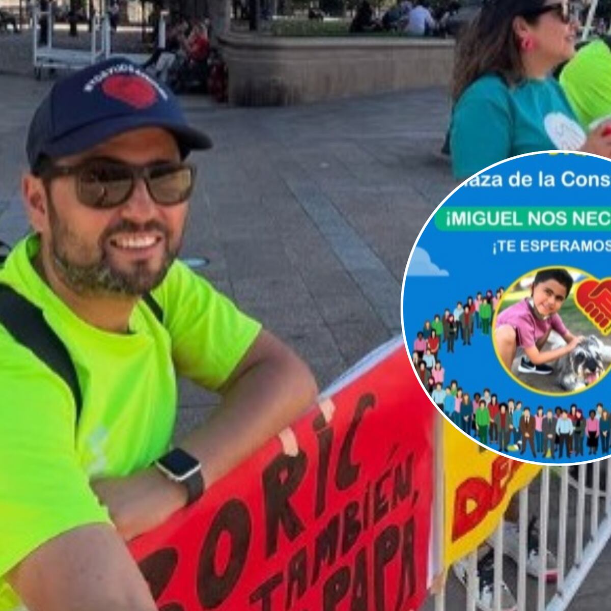 Acto solidario en La Moneda por Miguel y su tratamiento Acto solidario en La Moneda por Miguel y su tratamiento