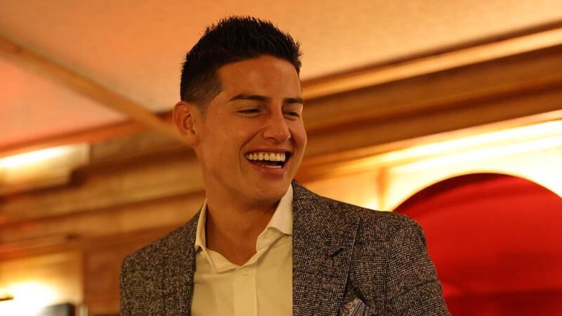 James Rodríguez se fue de rumba en la inauguración de su restaurante en Bogotá