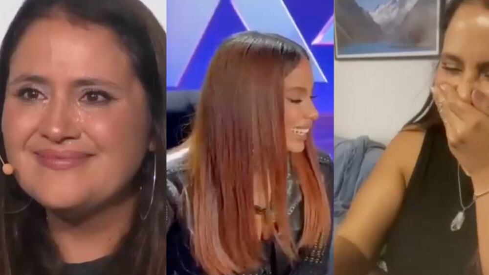 Pamela Leiva y Anitta | Captura: Canal 13