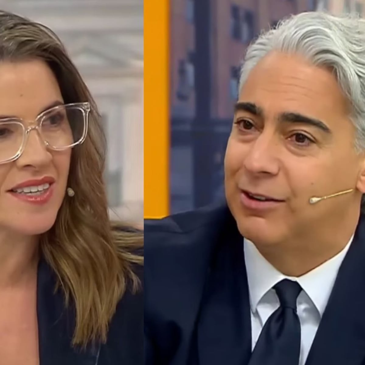 Marco Enríquez-Ominami molesto con Monserrat Álvarez en Buenos Días A Todos Marco Enríquez-Ominami molesto con Monserrat Álvarez en Buenos Días A Todos
