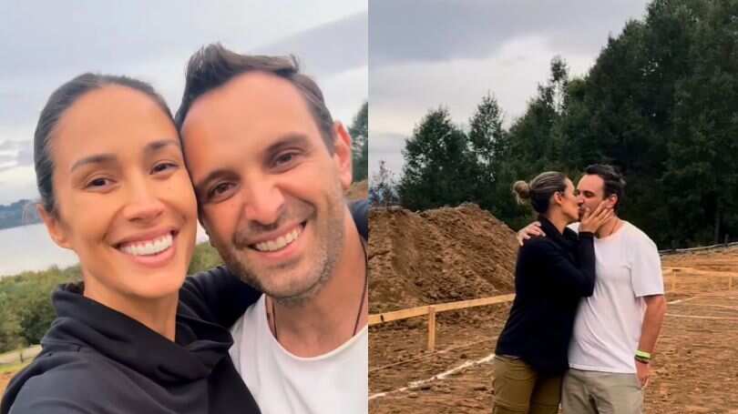 Vanesa Borghi compartió los avances en la construcción de su hogar familiar en el sur de Chile