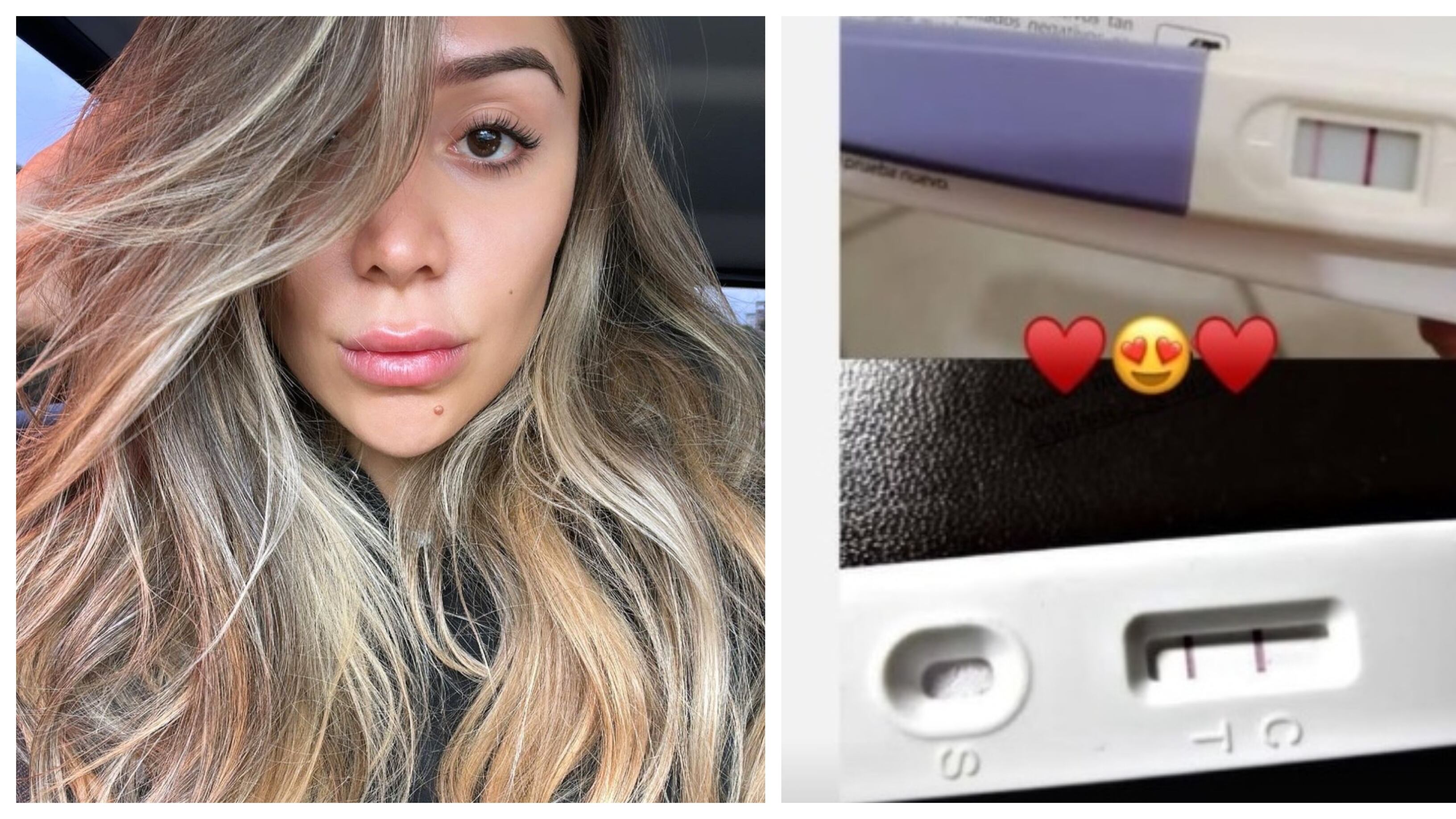 La venezolana explicó a sus seguidores de redes sociales el origen de la fotografía del test positivo de embarazo que publicó al salir de Tierra Brava.