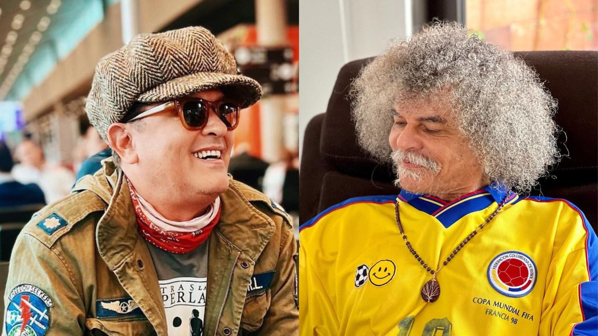 Desempolvaron icónica foto de Carlos Vives junto a Carlos ‘El Pibe’ Valderrama