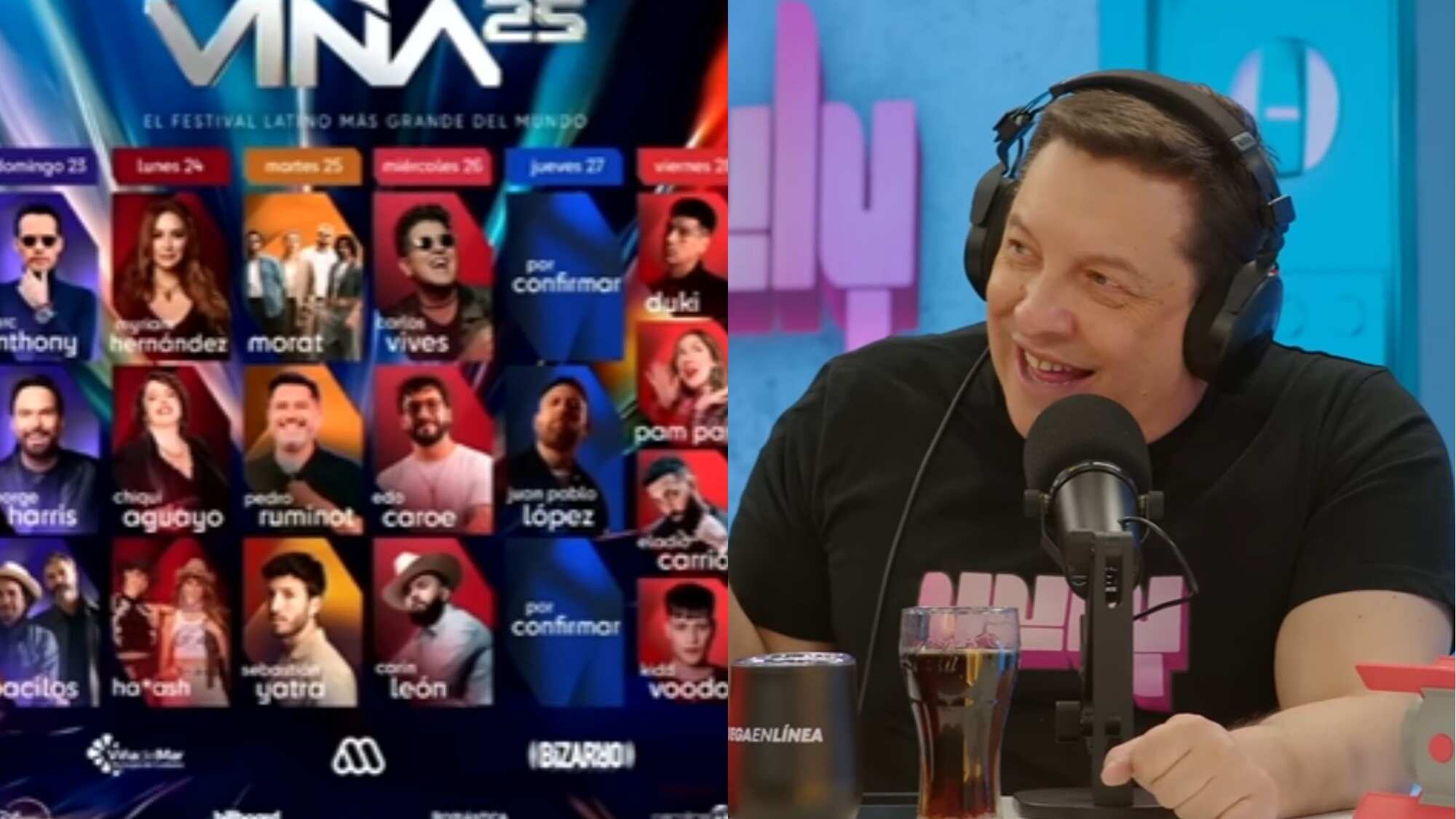 Julio César Rodríguez criticó el Festival de Viña