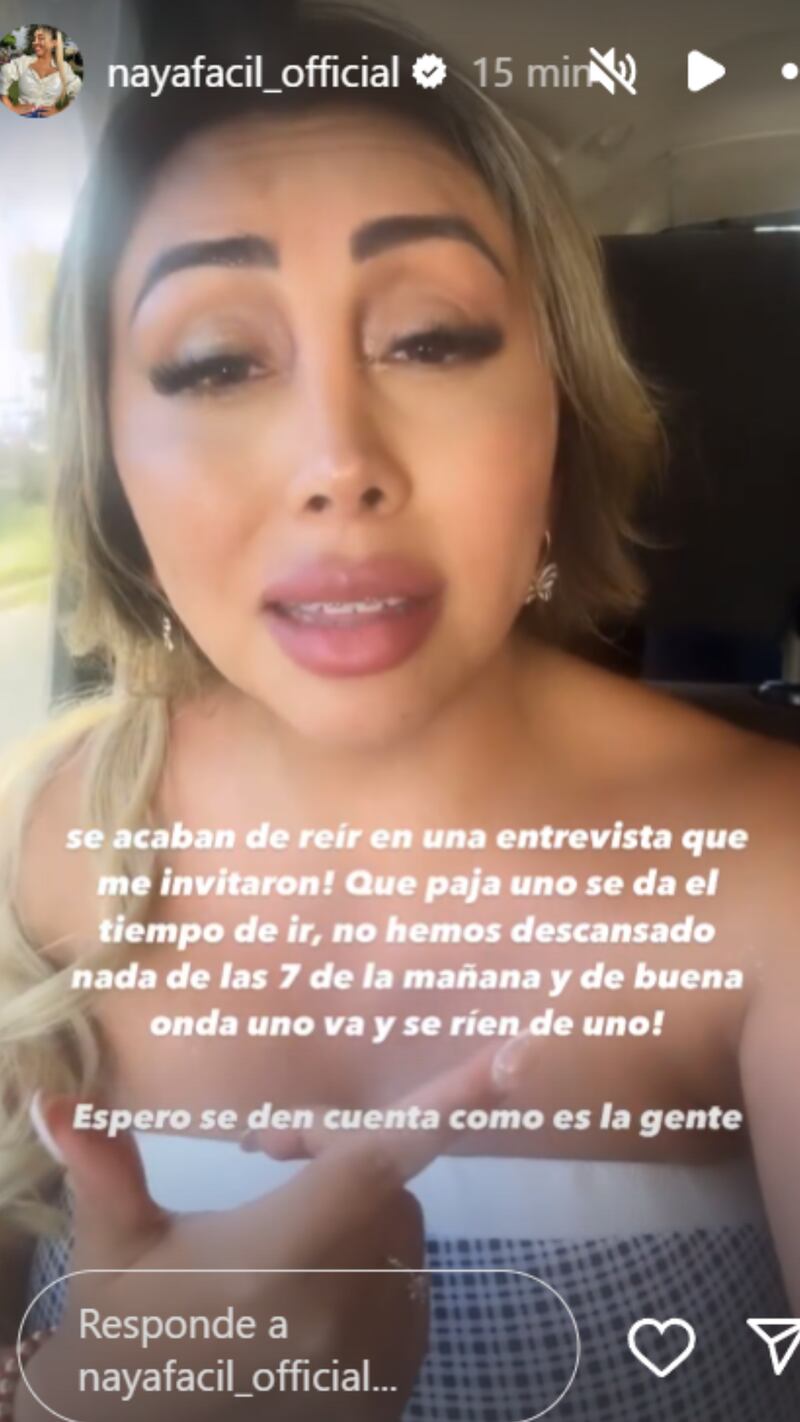 Historia de Naya Fácil | Fuente: Instagram